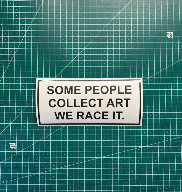 RACE ART. Aufkleber
